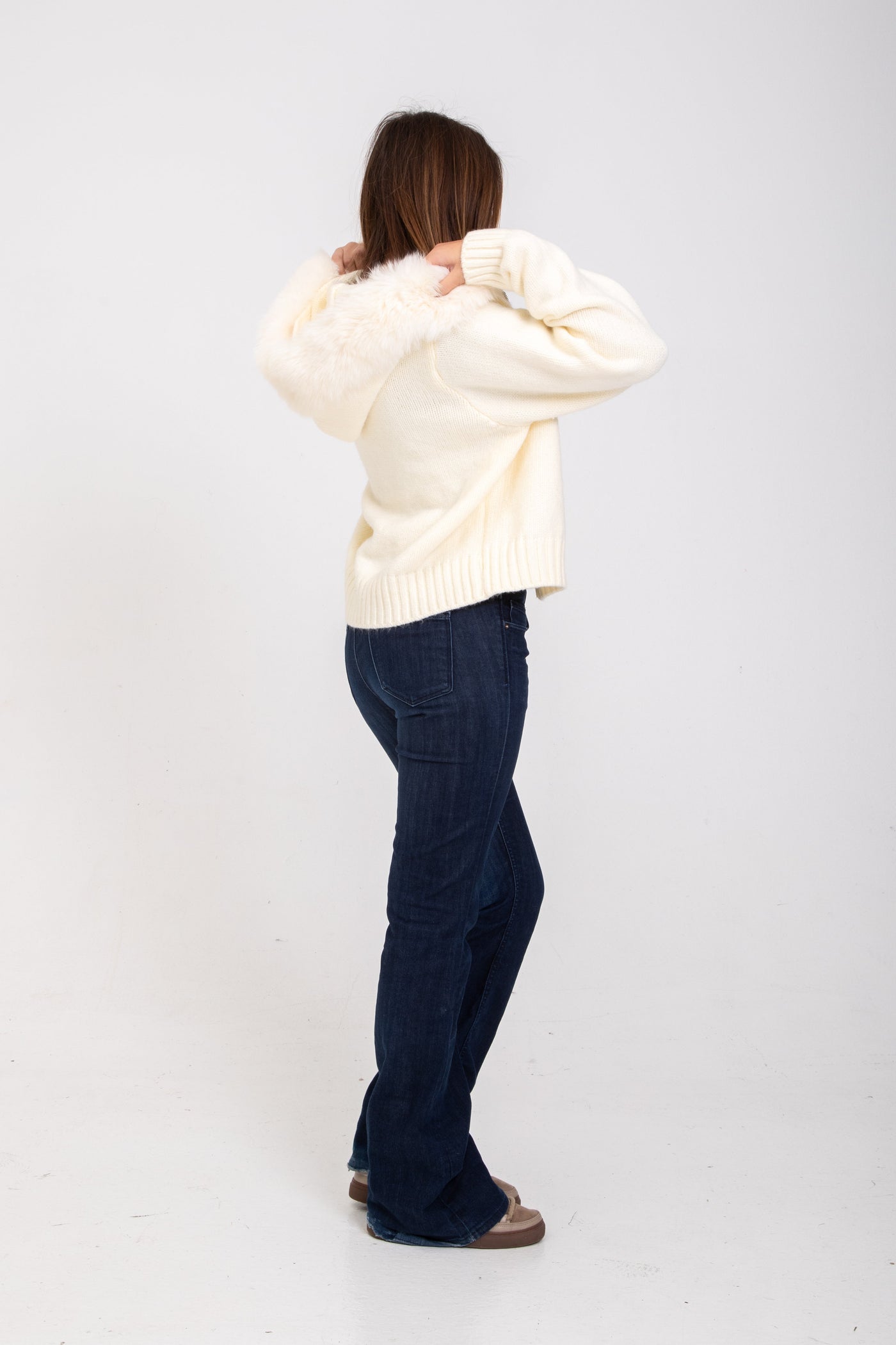 Joanna | Cardigan en fourrure élégant