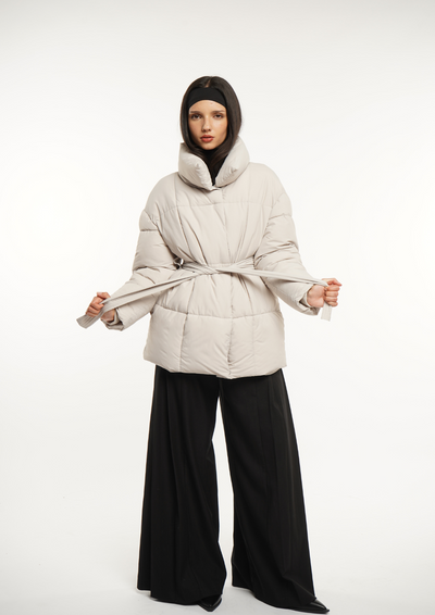 Veste bouffante ceinturée Lisa