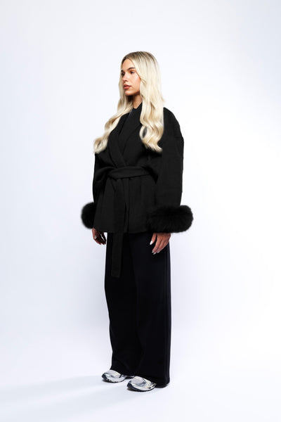 Manteau de fourrure de luxe Lana