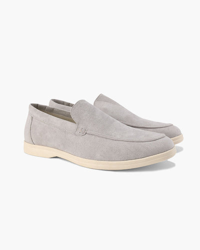 Mocassins en daim vieilli
