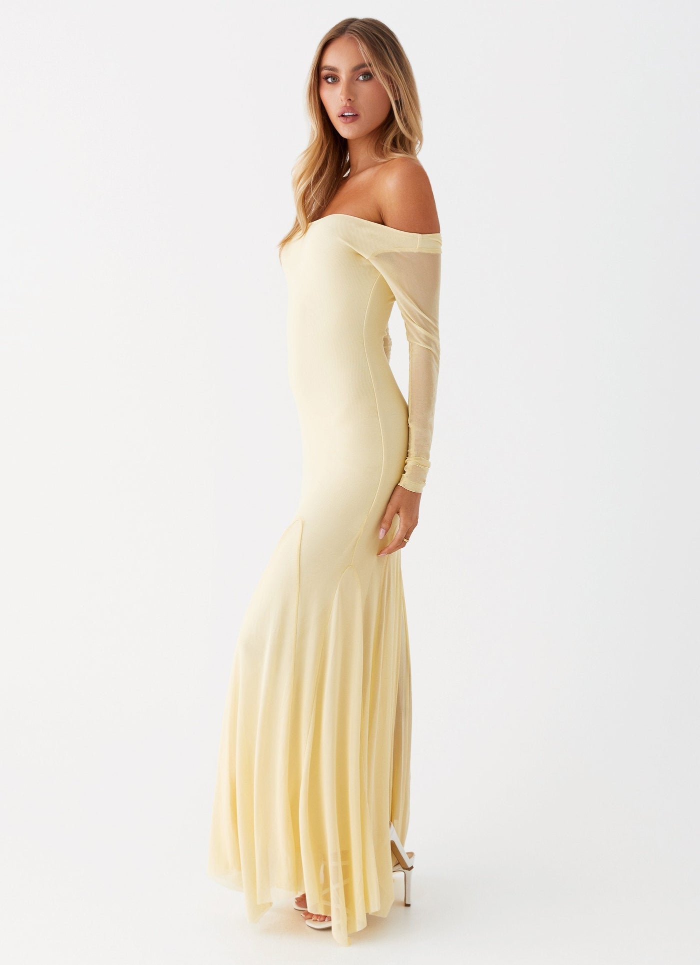 Robe longue Maribel - Jaune