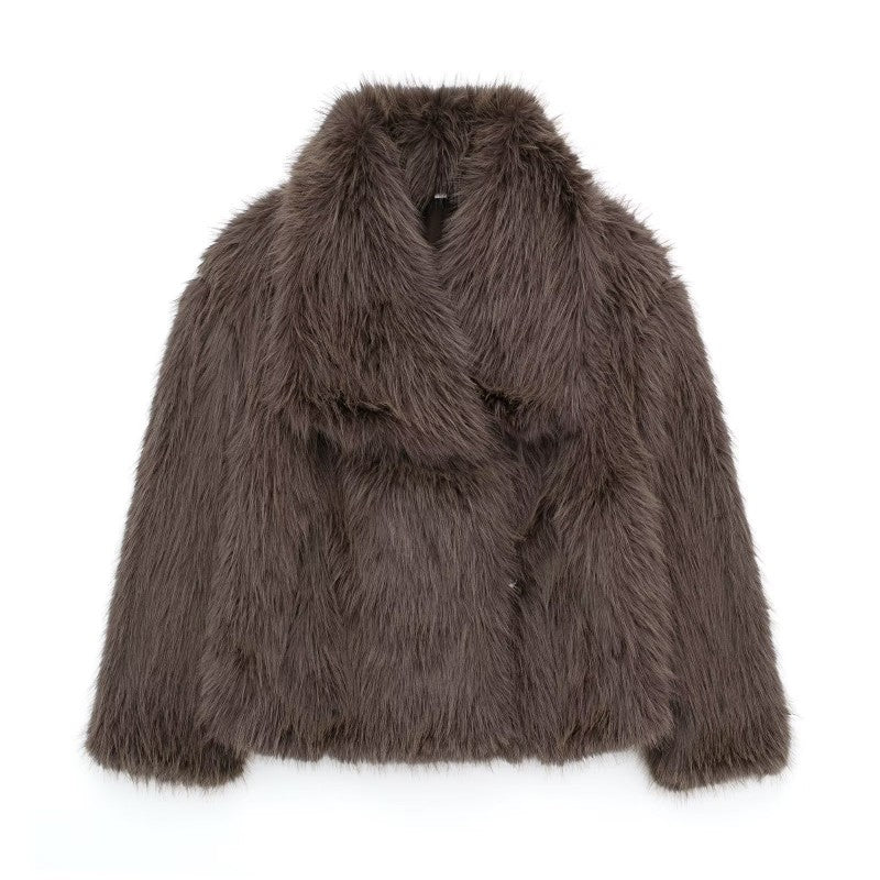 Anastasia | Manteau en fausse fourrure