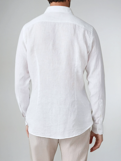 Chemise blanche en lin